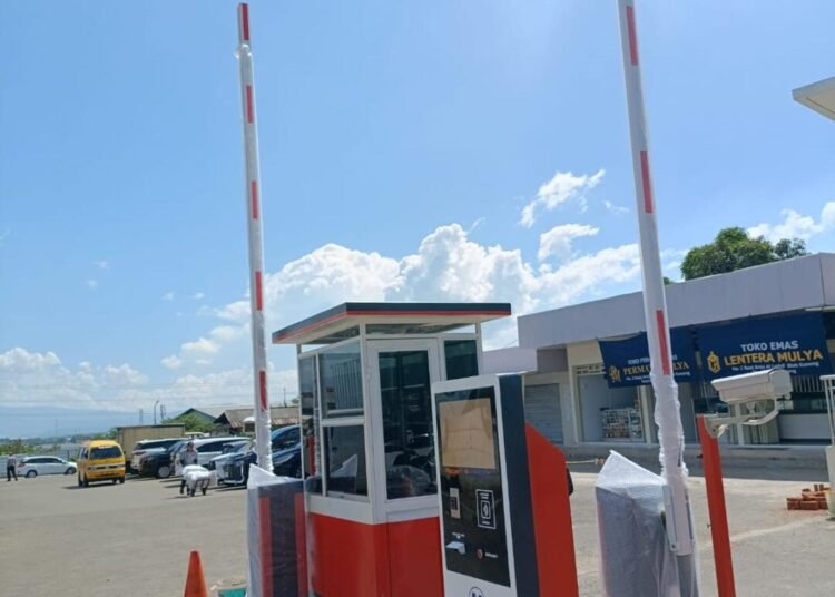 palang parkir semi manless 2