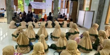 Suasana Khidmat Festival Keagamaan antar TPA Desa Krandegan