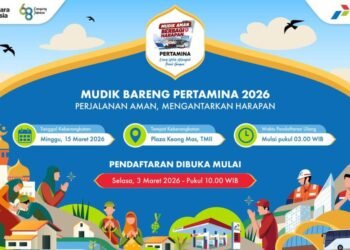 Pertamina Buka Mudik Gratis dan Arus Balik 2026, Lebih dari 15 Kota. Catat Tanggal Pendaftarannya