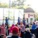 Ribuan warga mengikuti senam zumba pada FUNFIT DAY 2026 di Car Free Day Ecopark Jababeka, Kabupaten Bekasi.
