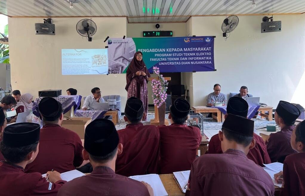 UNDIRA Edukasi Konversi Energi Listrik di Pesantren Quantum IDE Bekasi 47 5