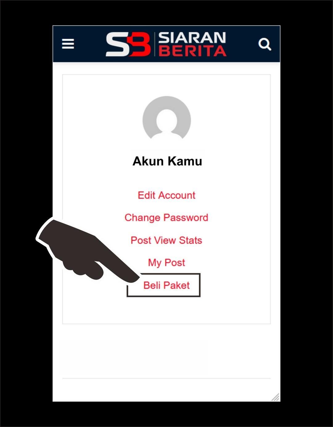 Selanjutnya tekan tombol "Beli Paket" lalu pilih paket "Gratis" dan ikuti proses pembelian paket sampai selesai dengan mengisi data kamu dan terakhir "wajib" menekan tombol "Place Order" agar pembelian kamu tidak masuk ke status draft.
