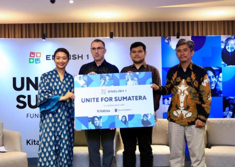 “English 1 Unite for Sumatra” Himpun Rp 100 Juta untuk Pemulihan Anak Terdampak Banjir 46 English 1 berkolaborasi dengan KitaBisa dan Save the Children Indonesia untuk membantu anak-anak terdampak banjir Sumatra