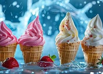 Gambar 1. Es krim dengan tekstur lembut yang dipengaruhi oleh karagenan
Sumber : https://id.pngtree.com/free-backgrounds-photos/es-krim-yang-semarak-pictures