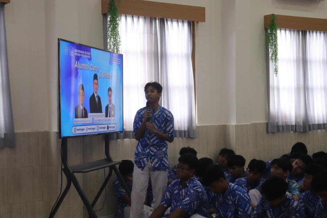 Murid Kelas XI MAN 1 Yogyakarta Belajar dari Jejak Profesional Dunia 48 MAN 1 Yogyakarta