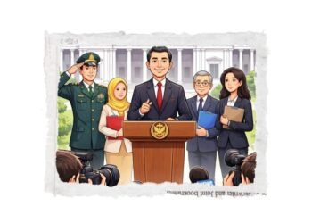 Gambar 1. Ilustrasi Presiden dalam sistem presidensial sebagai pemegang kekuasaan eksekutif tertinggi