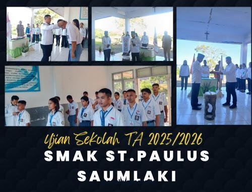 Semangat Integritas Mewarnai Pembukaan Ujian Sekolah Tahun Pelajaran 2025/2026 di SMAK St. Paulus Saumlaki 46 MA1