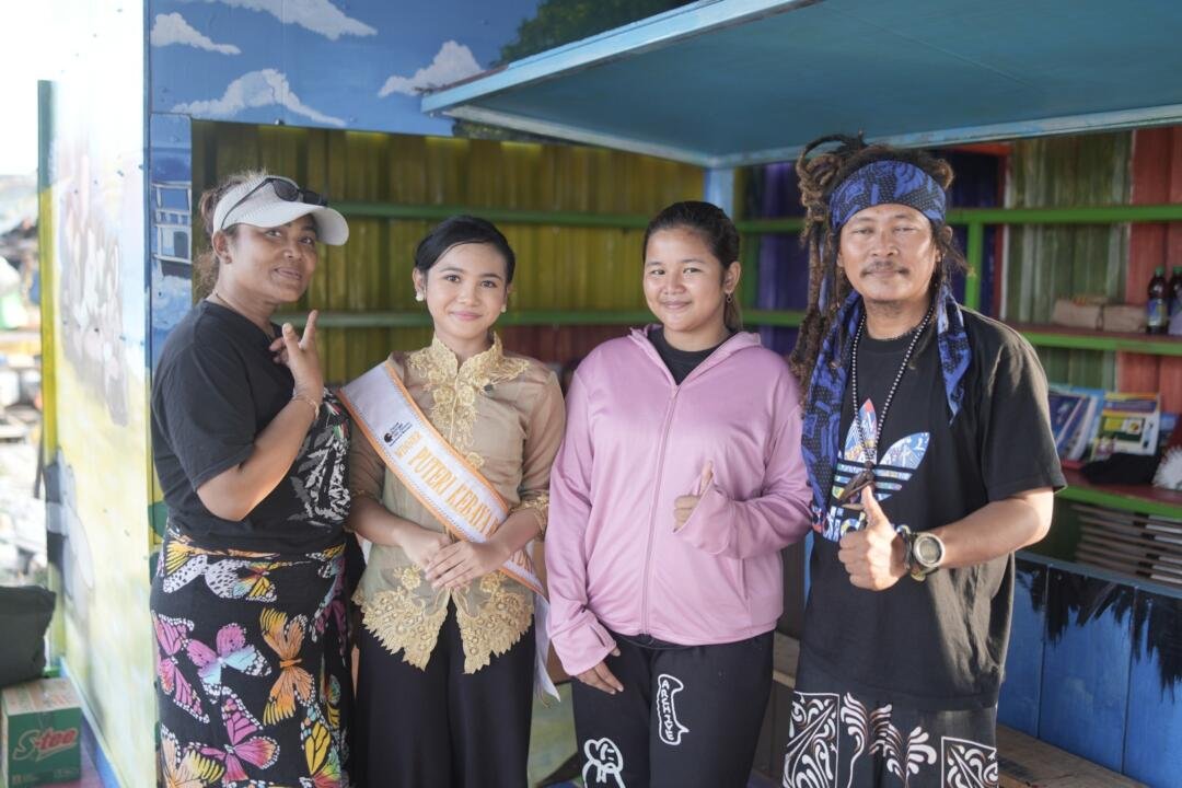 Najwa Muyas Berbagi Kebahagiaan di Taman Anak Pesisir Cilincing Jakarta Utara