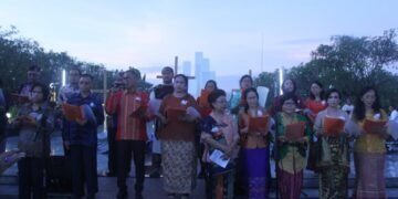 Kesaksian pujian Paduan Suara Generasi Penerus Keluarga Pahlawan (Sumber: Dokpanitia)