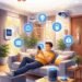 Smart Home IoT: Canggih atau Malas? Antara Kemajuan Teknologi dan Nilai Pancasila 55 Smart home lounging ilustration