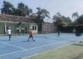 Silaturahim dan Olahraga Tenis Bersama Kodim 0809 Kediri dan Pengurus PTK