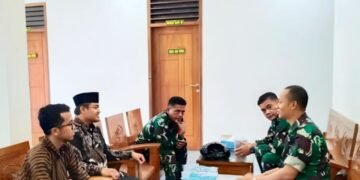 Kodim 0809 Kediri Bangunkan Fasilitas Olahraga Garjas B di Ponpes Nurul Huda Al Manshurin
