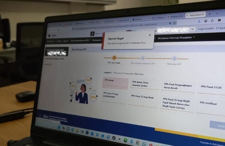 Coretax Sistem Pajak Gagal yang Bikin Denda 1 Juta Rupiah