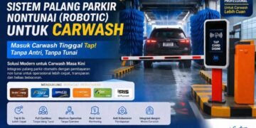 palang parkir carwash