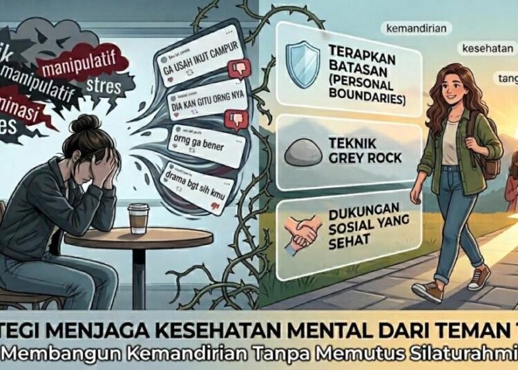 Menghadapi Teman yang 'Toxic': Cara Menjaga Kewarasan Tanpa Harus Memutus Silaturahmi 46 Ilustrasi: Gemini Ai