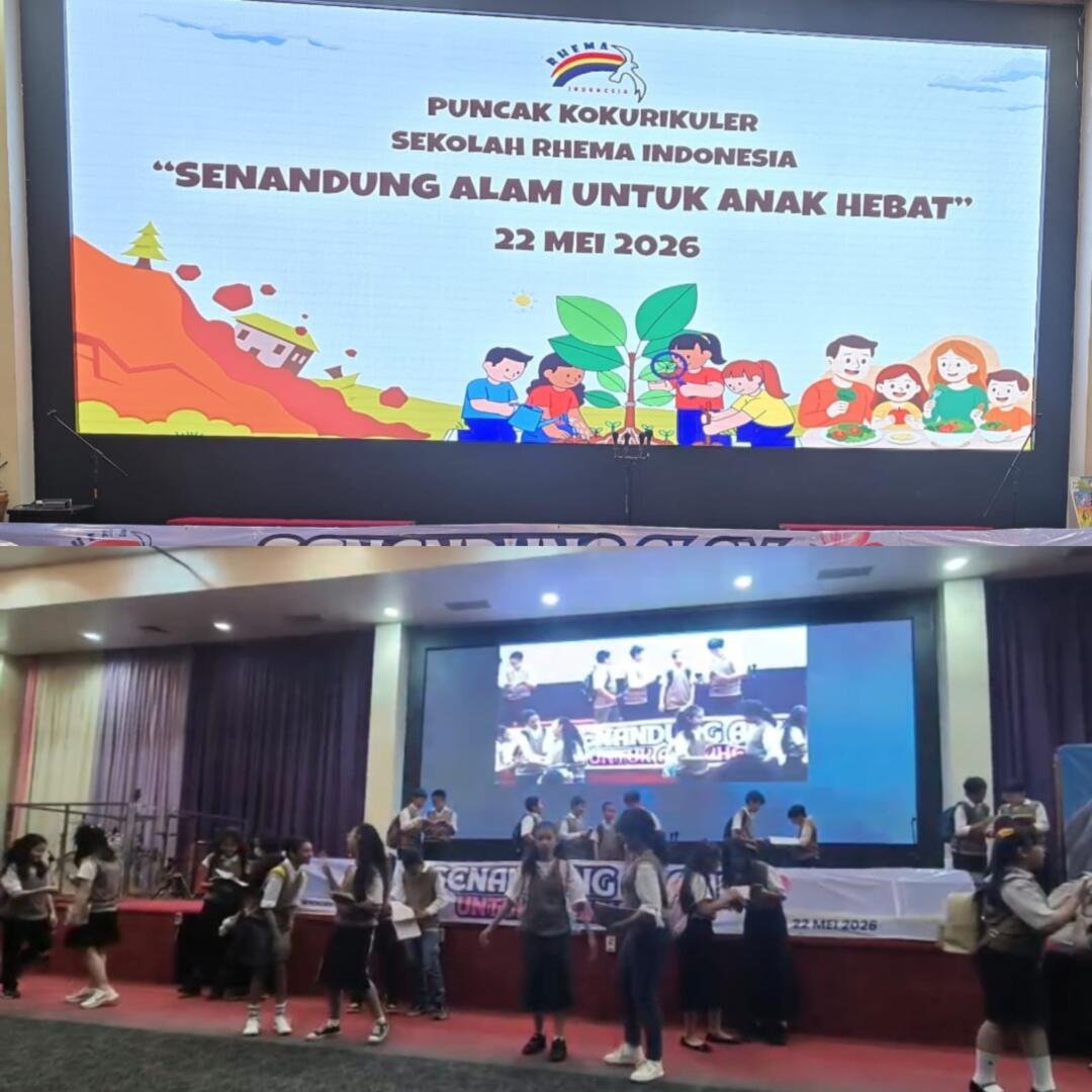 Open House Sekolah Rhema Indonesia Angkat Tema 7 Kebiasaan Anak Indonesia Hebat 47 Drama musikal Kakak Fase SD kelas 5 & 6 (Sumber: Dokumentasi Pribadi)