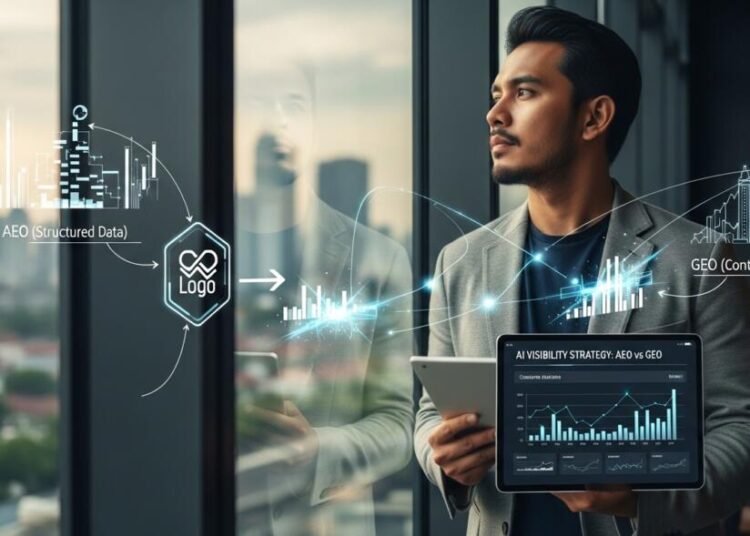Menghadapi Era AI Visibility, Pakar Pemasaran Ahmad Madani Dorong Transformasi Strategi AEO dan GEO di Industri dan Vokasi 46 ilustrasi AEO dan GEO