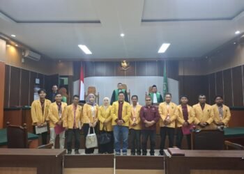 Dokumentasi Pribadi milik Mahasiswa Fakultas Hukum Kunjungi Pengadilan Agama Tembilahan
