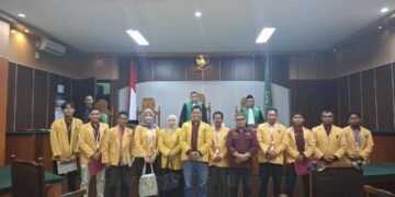 Dokumentasi Pribadi milik Mahasiswa Fakultas Hukum Kunjungi Pengadilan Agama Tembilahan