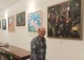 Beberapa lukisan yang dipamerkan di Grand Rohan Hotel Yogyakarta dalam tajuk "The Beauty Of Color" (Yusuf)
