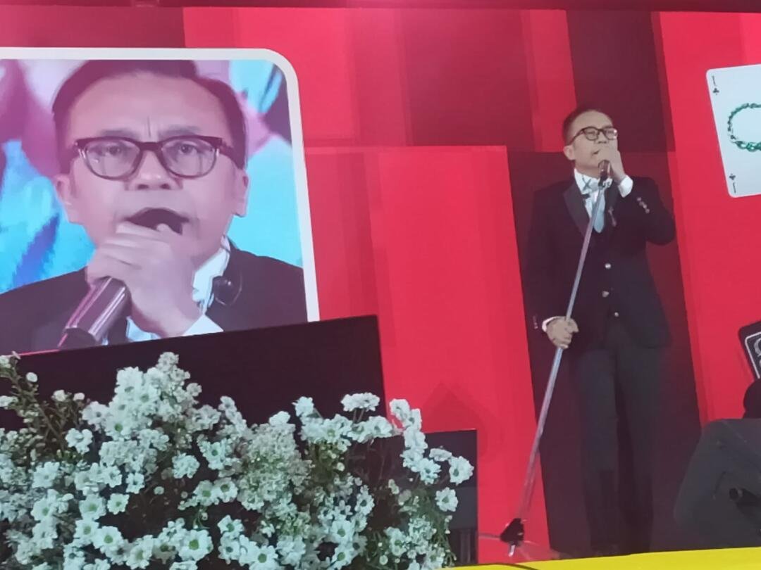 Ari Lasso tampil di panggung Jogja Financial Festival 2026 (Yusuf)