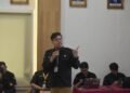 Auditor Muda KPU RI, Tri Satyo Nugroho, Perkuat Budaya Manajemen Risiko di Lingkungan Pemilu 47 Dokumentasi foto Tri Satyo Nugroho saat menjadi pembicara (Sumber: Dock pribadi)