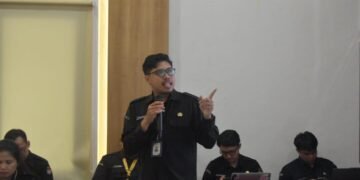 Dokumentasi foto Tri Satyo Nugroho saat menjadi pembicara (Sumber: Dock pribadi)