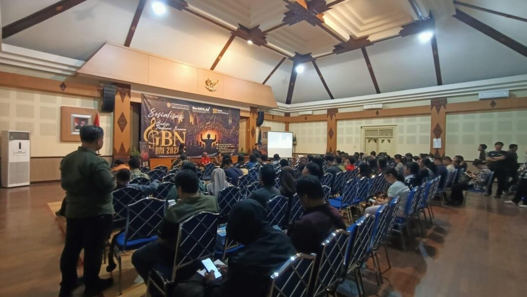 Audisi Gita Bahana Nusantara DIY 2026 Dibuka, Talenta Muda Yogyakarta Berebut Tampil di Istana Negara 48 Para peserta Sosialisasi Audisi Paduan Suara GBN DIY 2026 dari berbagai SMA dan SMK di sekitar Yogyakarta yang sangat berminat mengikuti acara hingga akhir (Yusuf)