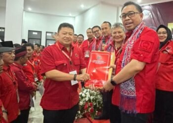PDI Perjuangan (PDIP) menuntaskan pelaksanaan Musyawarah Anak Cabang (Musancab) sekaligus pelantikan pengurus Pimpinan Anak Cabang (PAC) di 8 kabupaten/kota wilayahnya (Istimewa) (Sumber : Liputan 6)