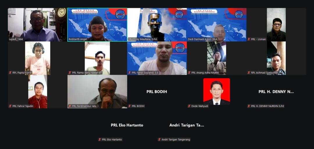 Pelatihan Paralegal LBH Radar Nusantara Indonesia Diikuti 19 Peserta 48 Para peserta pelatihan paralegal sedang mengikuti materi dengan antusias melalui media daring.