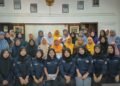 Kegiatan penyuluhan kesehatan tentang swamedikasi dan DBD di Desa Bangle, 7 Maret 2026 (Sumber: Dokumentasi Pribadi)