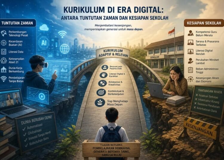 Perubahan kurikulum harus diiringi kesiapan infrastruktur dan sumber daya manusia agar pembelajaran dapat berjalan efektif.