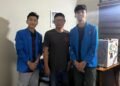 kami bersama bapak ari , beliau salah satu pengelola di tempat ini , yang berkontribusi membantu kerja praktek di tempat my teppanyaki by raffi ahmad