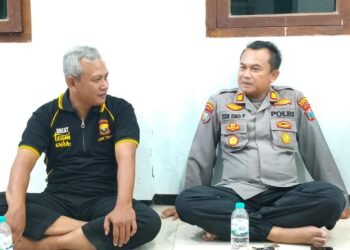 Perkuat Kamtibmas, Satbinmas Polres Bangkalan Gelar Kopi Keliling di Mako Senkom