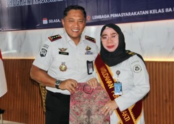 Lapas Bengkulu, Purnabakti Pegawai, Misnawati, Giatja Lapas Bengkulu, Pelepasan Purnabakti, ASN Kemenimipas, Pemasyarakatan, Kegiatan Lapas Bengkulu, Julianto Budhi Prasetyono, Aula Lapas Bengkulu