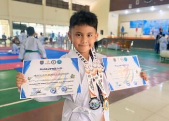 Arjuna Bayanaka Nareswara Sosok Atlet Karate Muda Asal Depok yang Menorehkan Prestasi Nasional pada Kejuaraan Karate SBY Cup XXII Tahun 2026 46 WhatsApp Image 2026 05 30 at 09.49.35