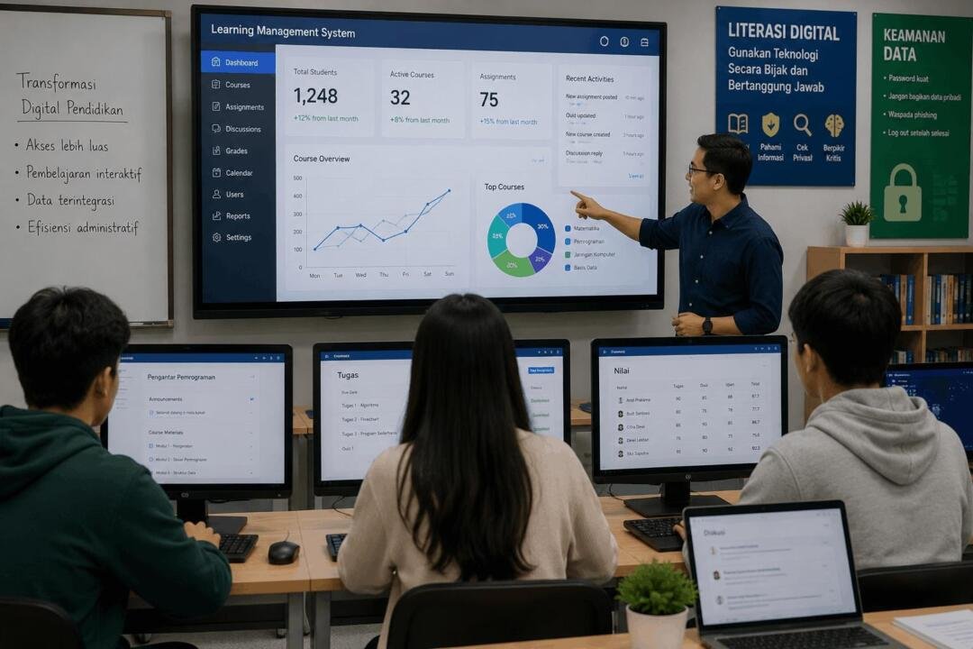 Literasi Teknologi Jadi Kunci Transformasi Digital Pendidikan Indonesia 52 guru mengarahkan