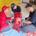 Dokumentasi mahasiswa KKN Sub Kelompok 4 menghadirkan solusi berupa pembuatan mesin pencacah sampah (Sumber:Dokumentasi Pribadi)