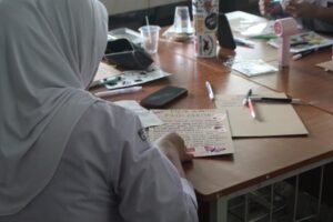 Foto kegiatan HappyJou pada program REFLECTA di hari kedua (Sumber: Dokumentasi Pribadi) 