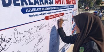 Anggota Saka POM MAN 2 Kota Bima Deklarasikan Komitmen Perangi Narkoba 1