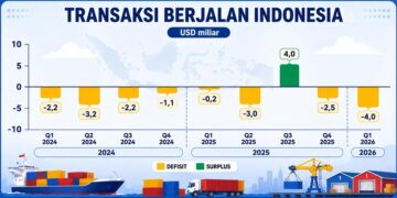 Gambar Transaksi Berjalan triwulan I Tahun 2024 triwulan 1 Tahun 2026