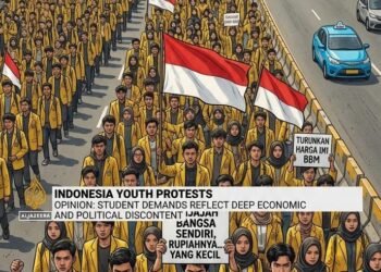 Aspirasi atau Disorientasi? Membaca Ulang Gerakan Demonstrasi Mahasiswa di Tengah Polarisasi Digital dan Tantangan Tata Kelola Publik Daerah 48 Gemini Generated Image io3tyoio3tyoio3t