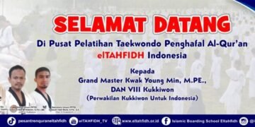 Sinergi Fisik dan Iman: Grand Master Kwak Young Min Hadiri Ujian Taekwondo Santri Penghafal Al-Qur'an elTAHFIDH 47 IMG 20260604 WA0039