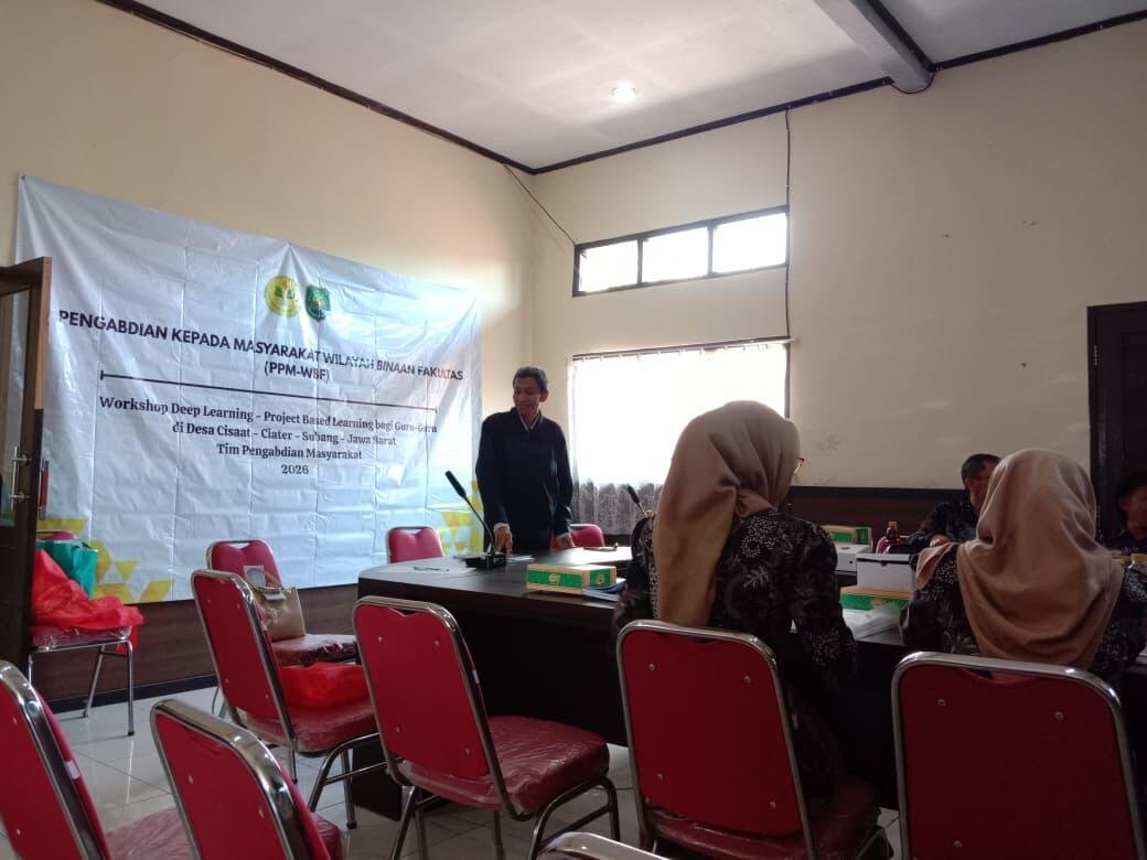 Tingkatkan Kompetensi Guru, UNJ Gelar Workshop Pendekatan Deep Learning - Project Based Learning di Desa Cisaat 50 Project Based Learning di Desa Cisaat