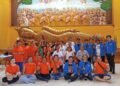 Tim Mahasiswa UBSI bersama tim dokter, para relawan dari vihara Karuna Murti & vihara Dharma Karya Angsapura.
