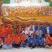 Tim Mahasiswa UBSI bersama tim dokter, para relawan dari vihara Karuna Murti & vihara Dharma Karya Angsapura.