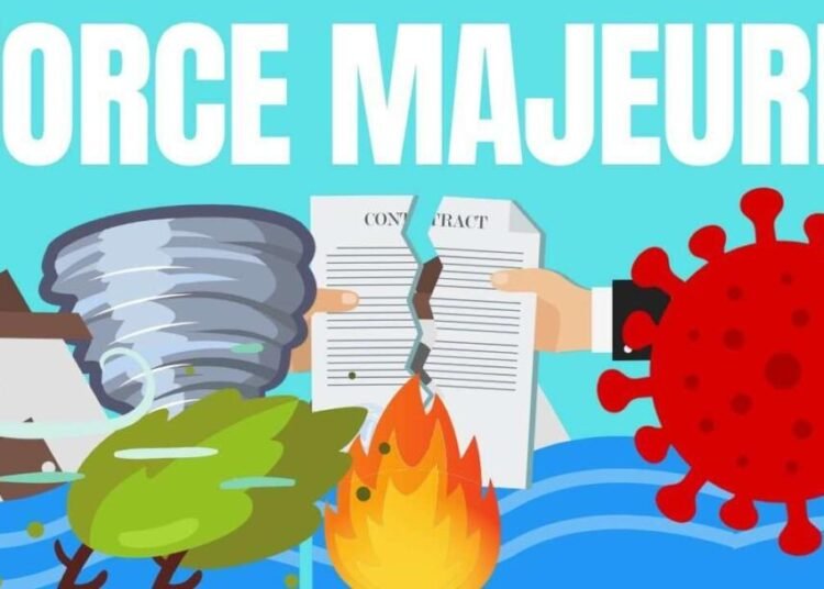 Gambar Force Majeure (Sumber : Online Law Master / LinkedIn)