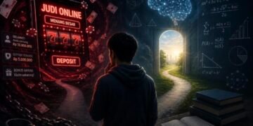 Ilustrasi Judi Online Ketika Masyarakat Mengabaikan Logika Matematika (Sumber: Gambar Generatif AI)