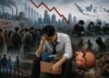 Analisis Risiko Sosial Akibat PHK Massal dan Pengangguran Usia Muda terhadap Stabilitas Ekonomi Indonesia 48 Ilustrasi dampak PHK massal dan tingginya pengangguran usia muda terhadap kondisi sosial masyarakat serta potensi gangguannya terhadap stabilitas ekonomi Indonesia.