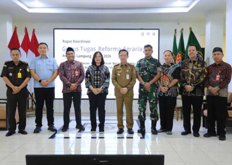 Kanwil BPN Provinsi Lampung Gelar Rakor Gugus Tugas Reforma Agraria, Perkuat Sinergi Lintas Sektor 47 WhatsApp Image 2026 06 09 at 17.33.24